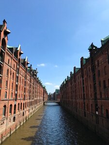 Brick old speicherstadt architecture