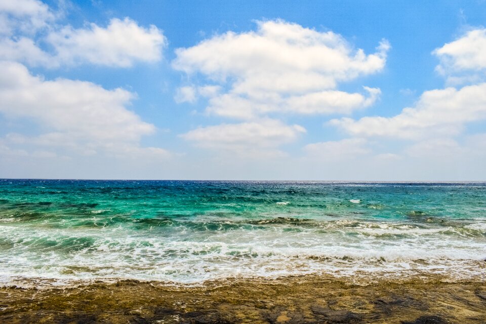 Horizon coast landscape