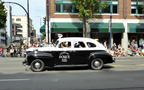 Oldtimer parade show photo