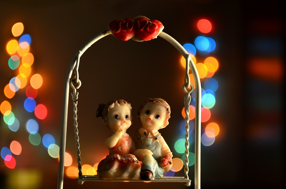 Lights ornaments bokeh