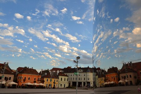 Reflection square houses