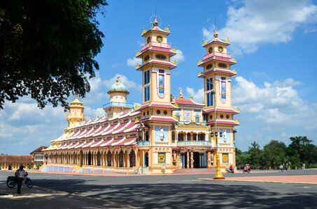 The city asia vietnam photo