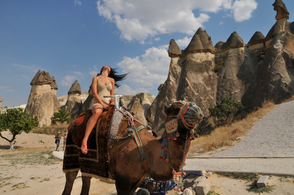 Fairy chimneys rock stone