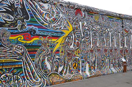 Berlin wall berlin graphite photo
