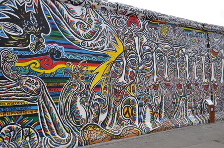 Berlin wall berlin graphite