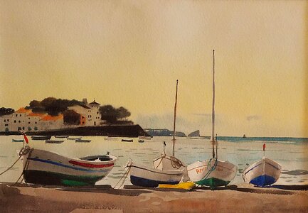 Watercolor lloveras museum deu