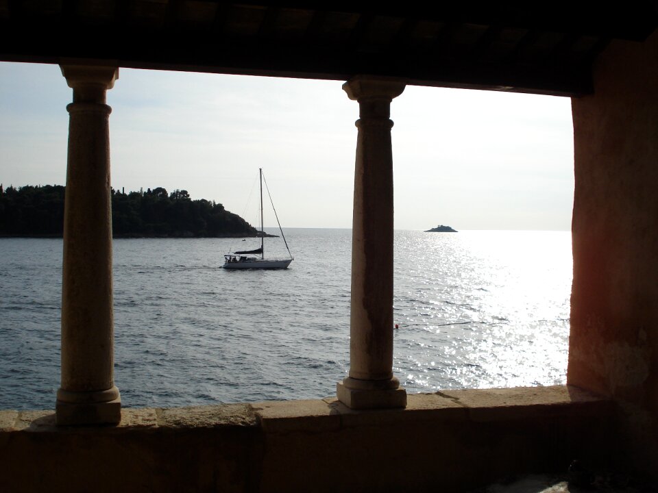 Vista from the window in porec