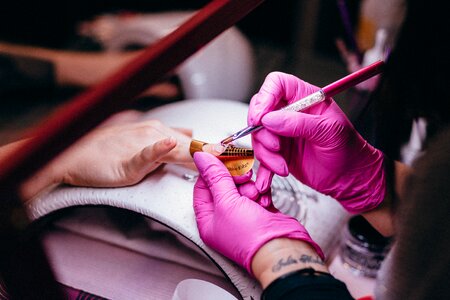 Cuticle clean glove