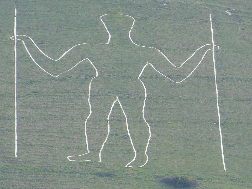 Hill figure wilmington east sussex