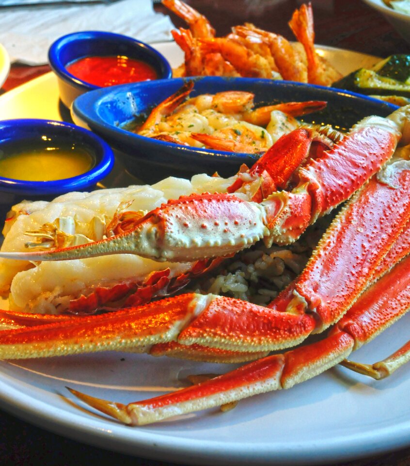 Gourmet sauces crab legs