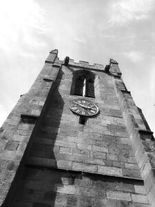 Church derbyshire bell tower photo