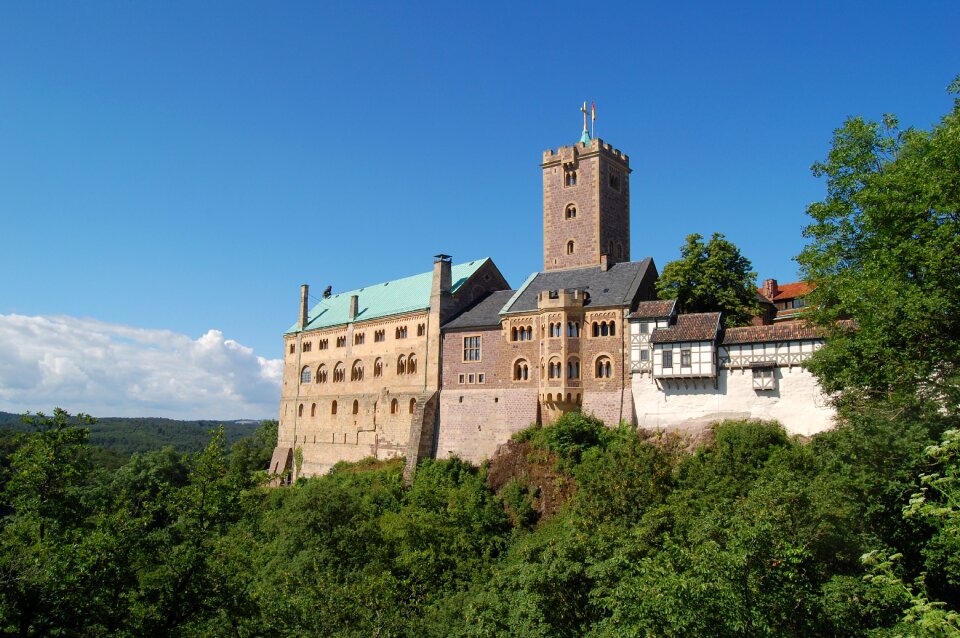 Historically castle castle wartburg