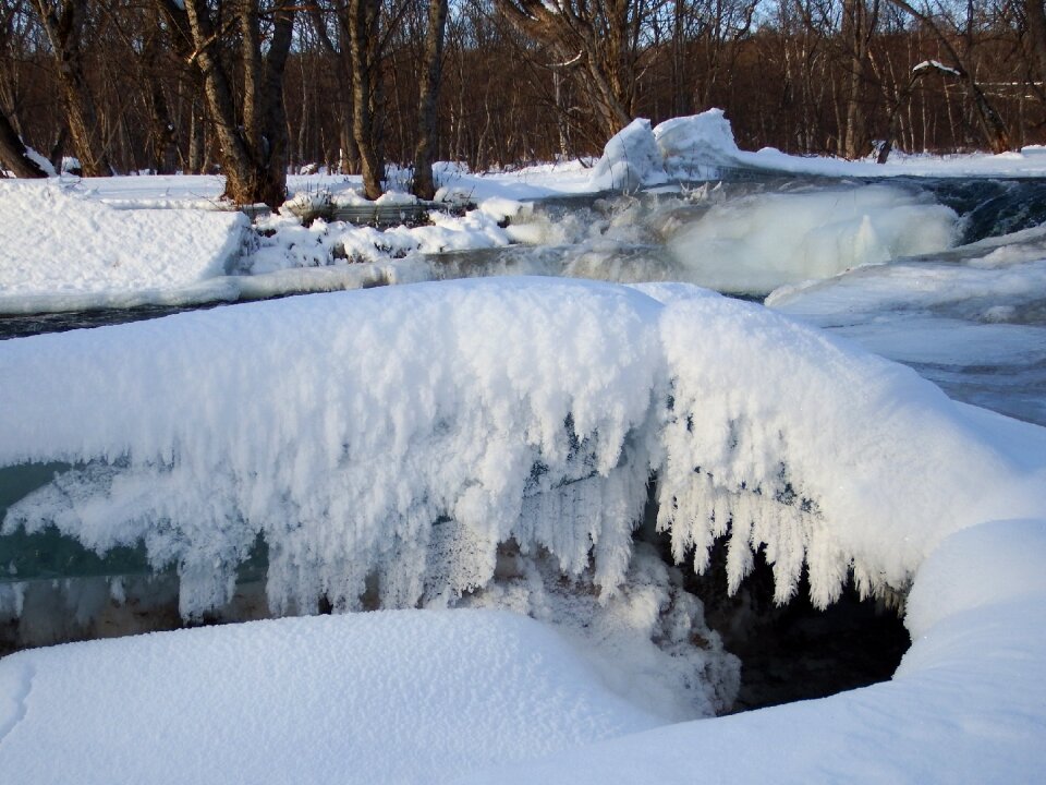 Water for turn the river photo