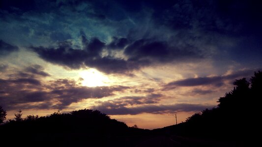 The night sky sky cloud
