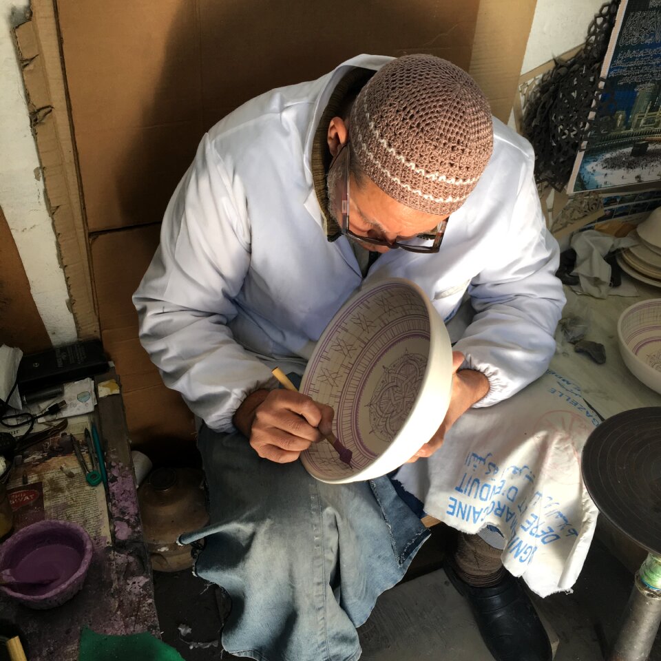 Morocco ceramic dish