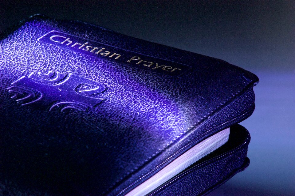 Breviary verse blue bible