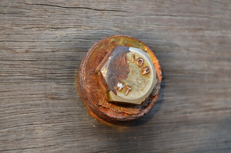 Rusty steel antique