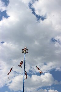 Flying ritual dance