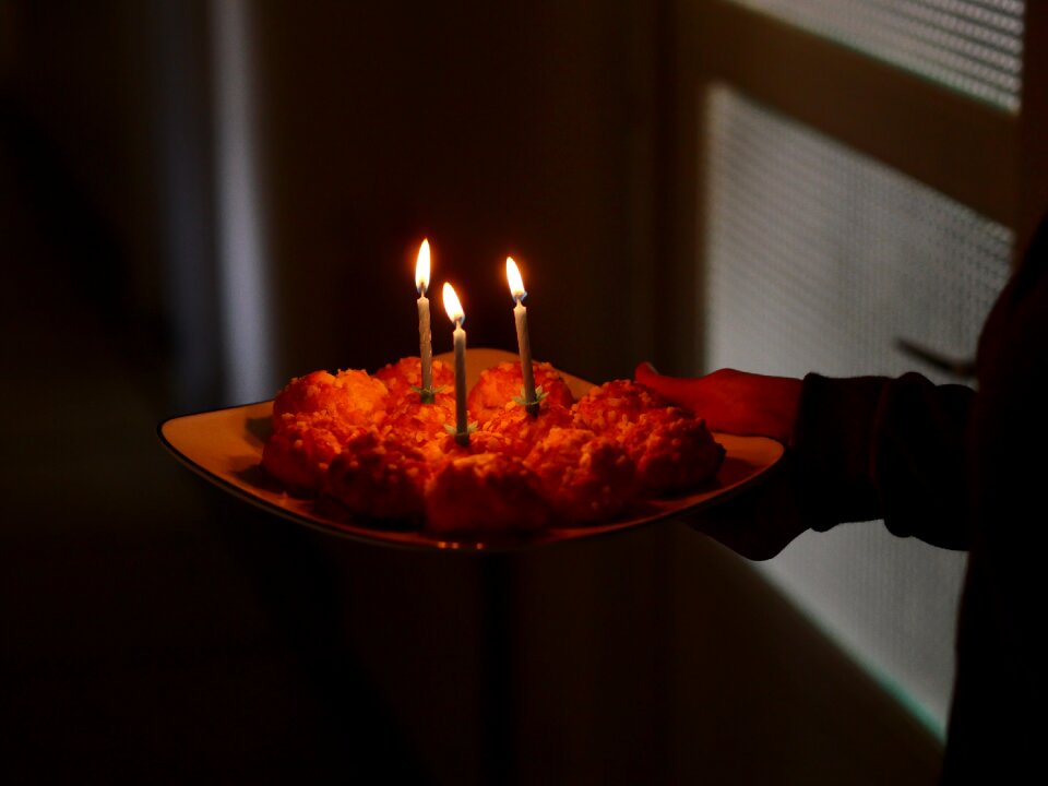 Celebration happy candle