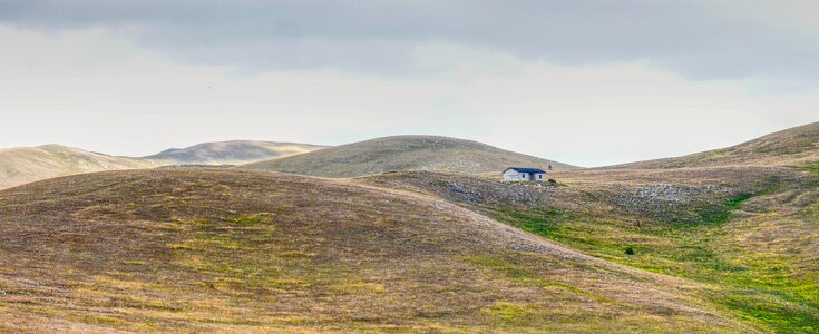 Mountain landscape the apennines