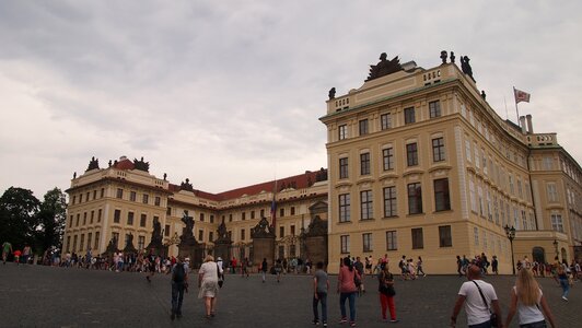 Small town czech republic in moravia mood photo