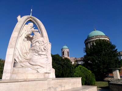 Basilica cathedral dome statue photo