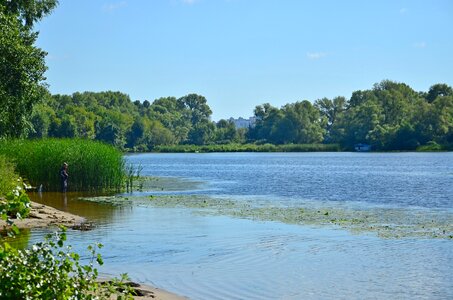 River bank landscape nature photo