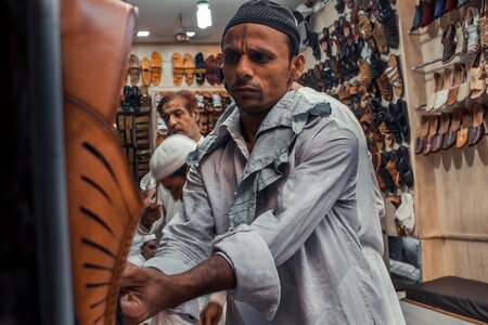 Fashion store footwear photo