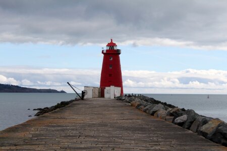 Dublin bay ireland lighthouse photo