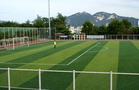 Early football artificial turf ball