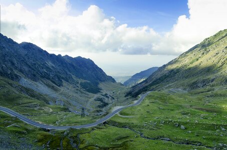 Road mountains hight