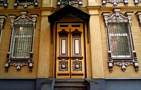 Door architecture building photo