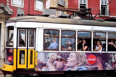Portugal lisbon tram photo