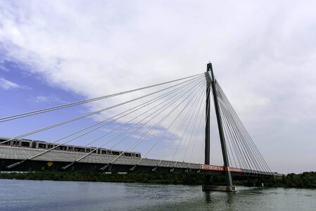 Steel structure capital s bahn bridge