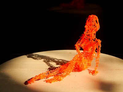 Plastic design orange