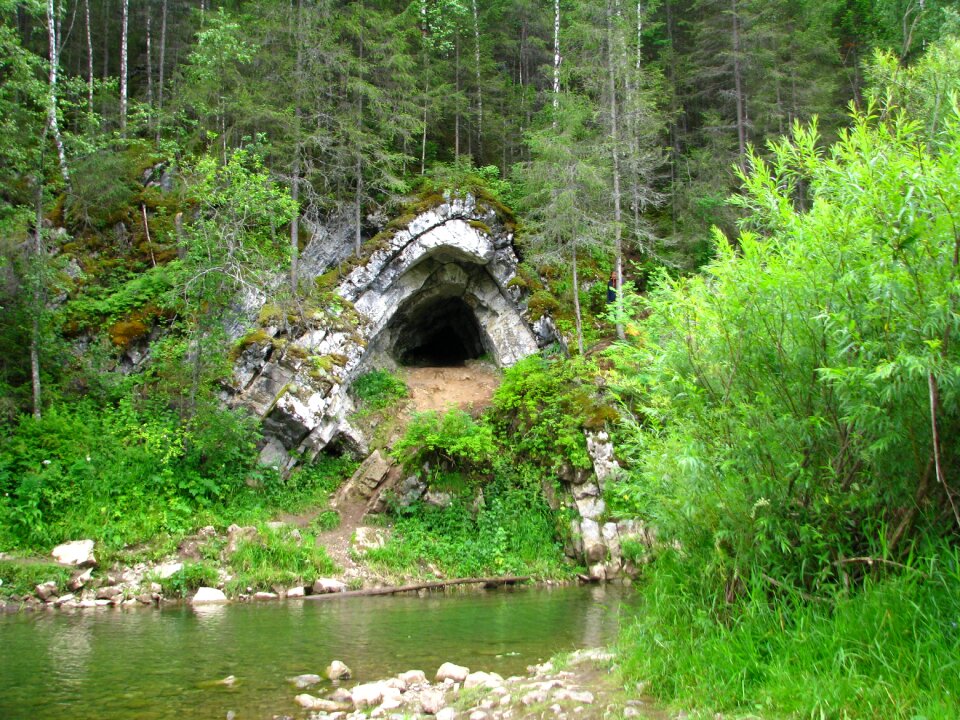 Perm krai river rocks