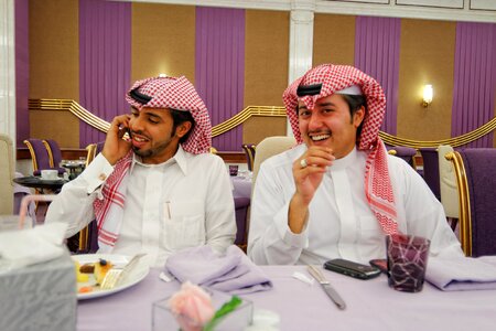 Traditionally headwear arabic photo