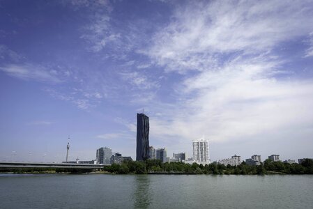 Building urban planning glass facades photo