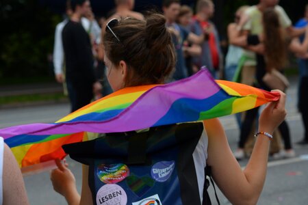 Christopher street day parade hamburg photo