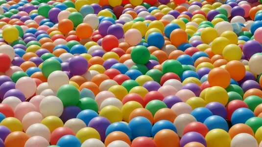 Balloon colorful playground