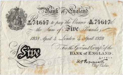 Pound note counterfeit money toplitzsee