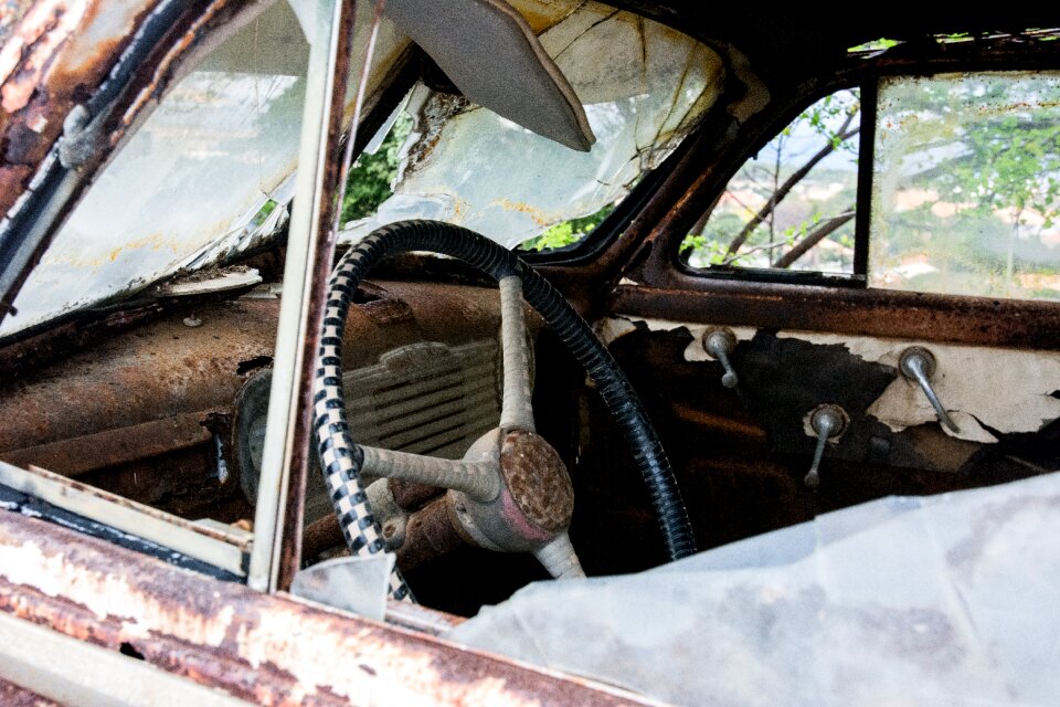 Vintage interior rust