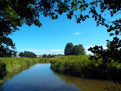 Landscape of course water photo