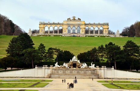 Building wiener schönbrunn photo