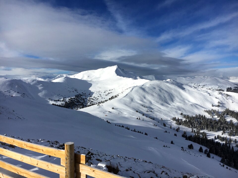 Rocky mountains skiing colorado