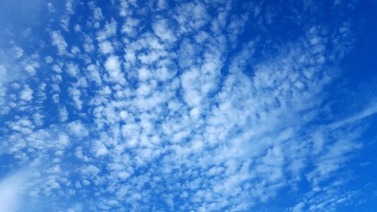 Blue sky clouds cloudscape air