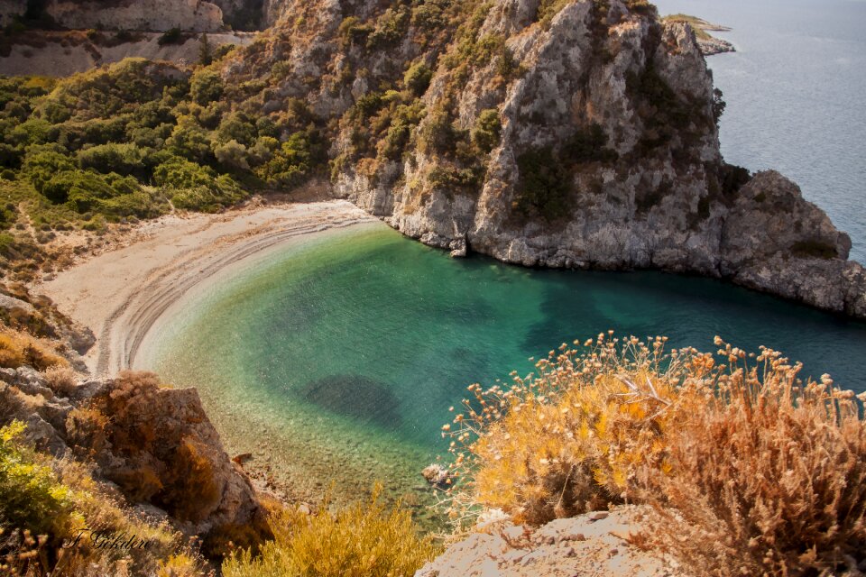 Nature peace beach