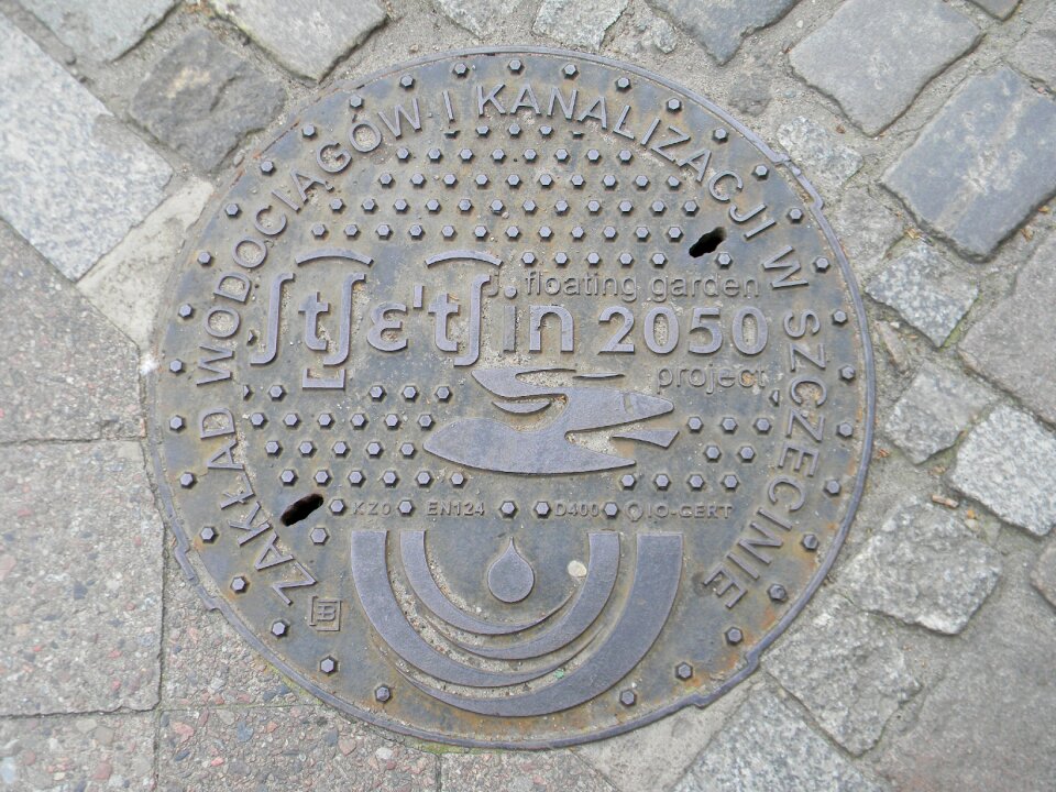 Manhole cover street