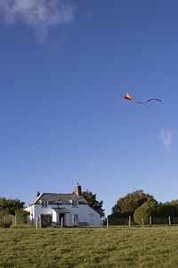 Blue sky summer photo