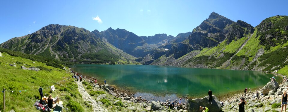 Landscape nature the high tatras